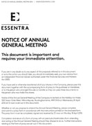 Notice of AGM screenshot